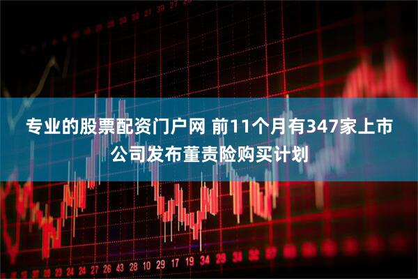 专业的股票配资门户网 前11个月有347家上市公司发布董责险购买计划